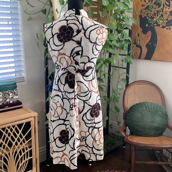 Vintage 60s/70s Union Made Jane Justin for Don Sophisticates Floral Dress - Picture 3 of 12